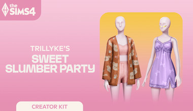 The Sims 4 Sweet Slumber Party Kit